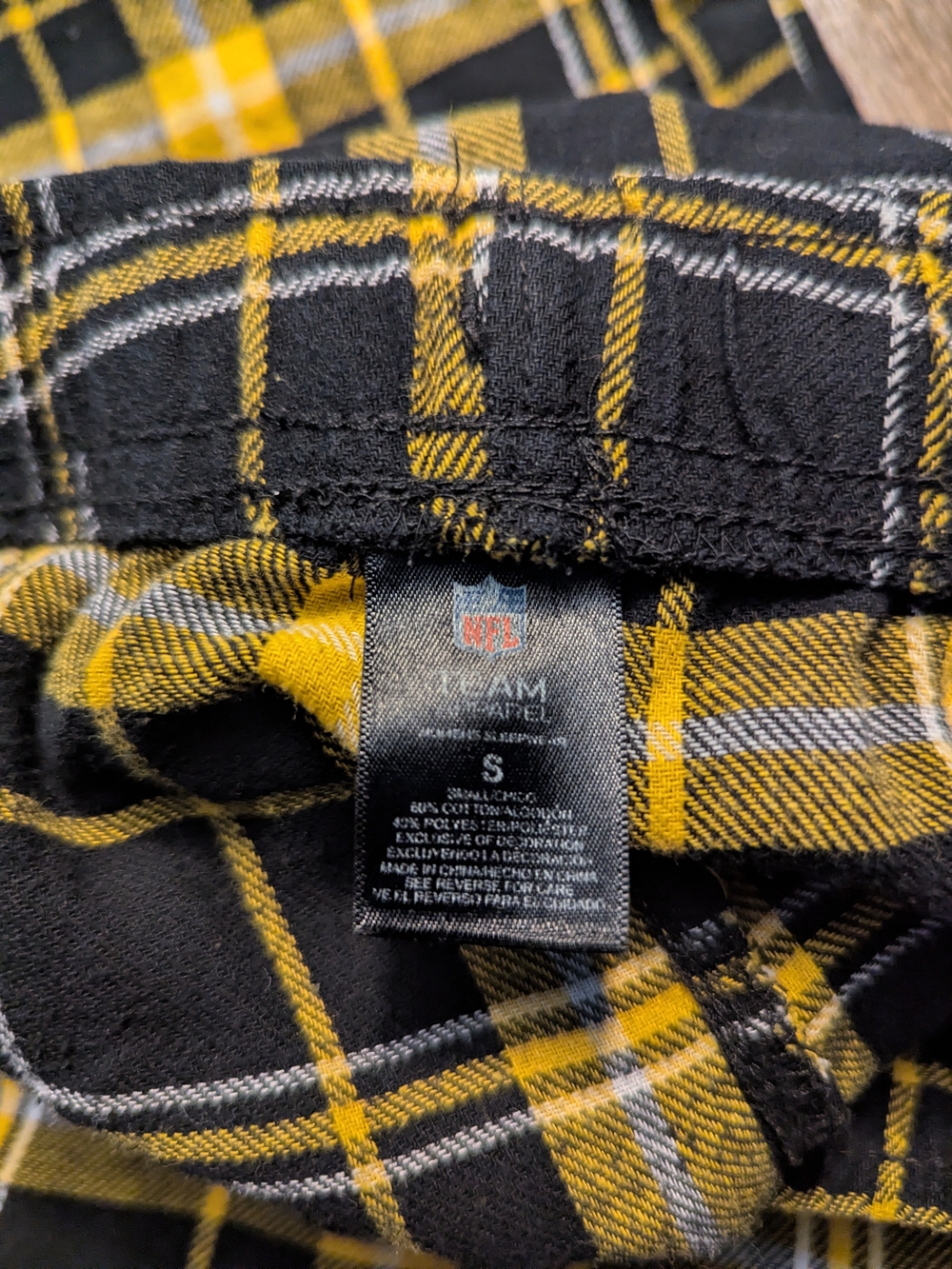NFL Pittsburgh Steelers Ultimate Plaid Flannel Pants